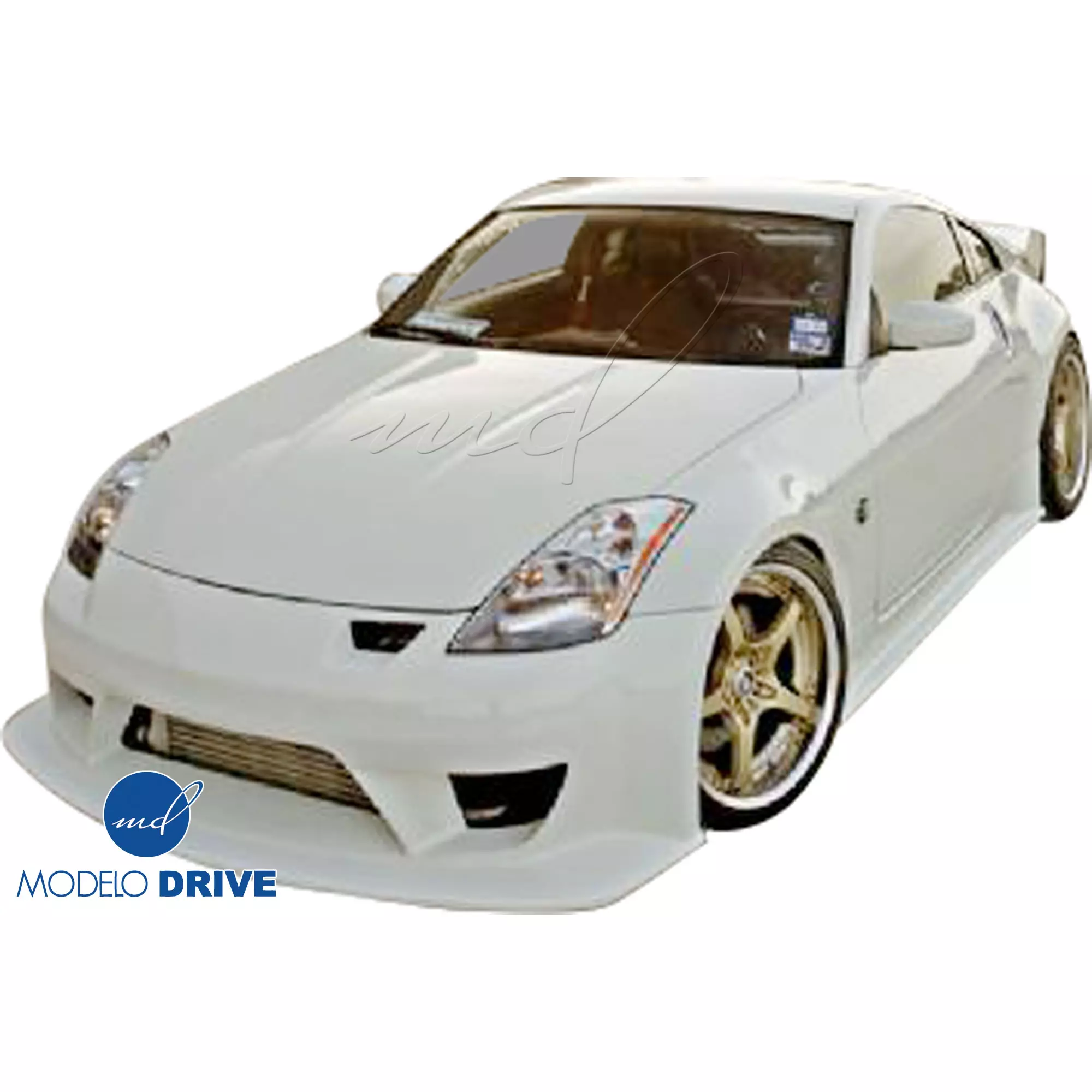 ModeloDrive FRP JVIZ Type-N Body Kit 4pc > Nissan 350Z Z33 2003-2008 - Image 6