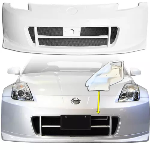 ModeloDrive FRP NISM V2 Body Kit /w Wing 9pc > Nissan 350Z Z33 2003-2008 - Image 55