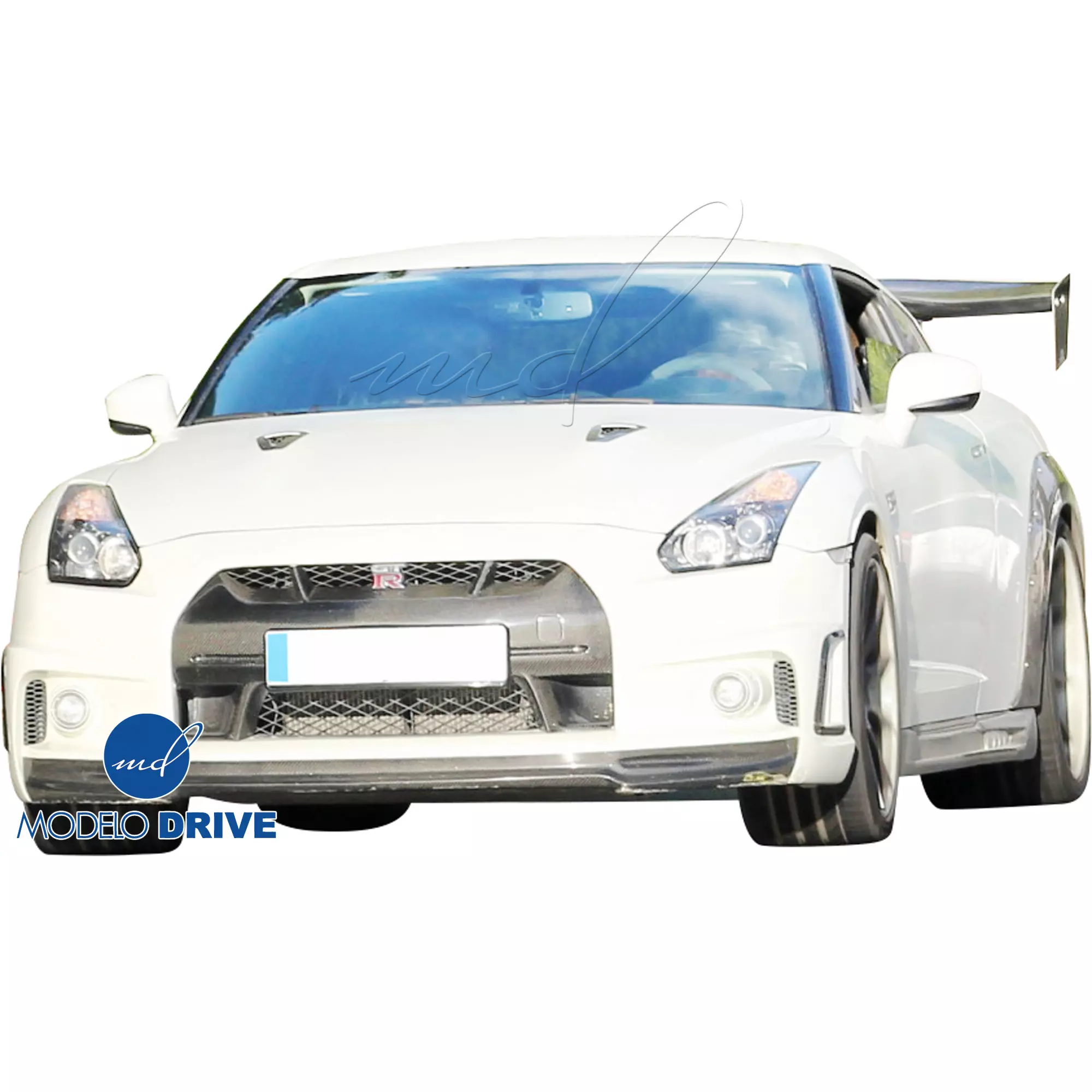 ModeloDrive FRP WAL BISO Front Bumper > Nissan GT-R GTR R35 2009-2015 - Image 7