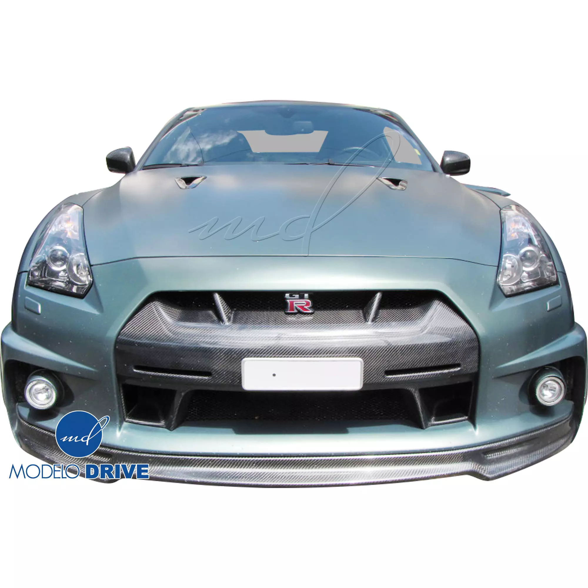 ModeloDrive FRP WAL BISO Front Bumper > Nissan GT-R GTR R35 2009-2015 - Image 12
