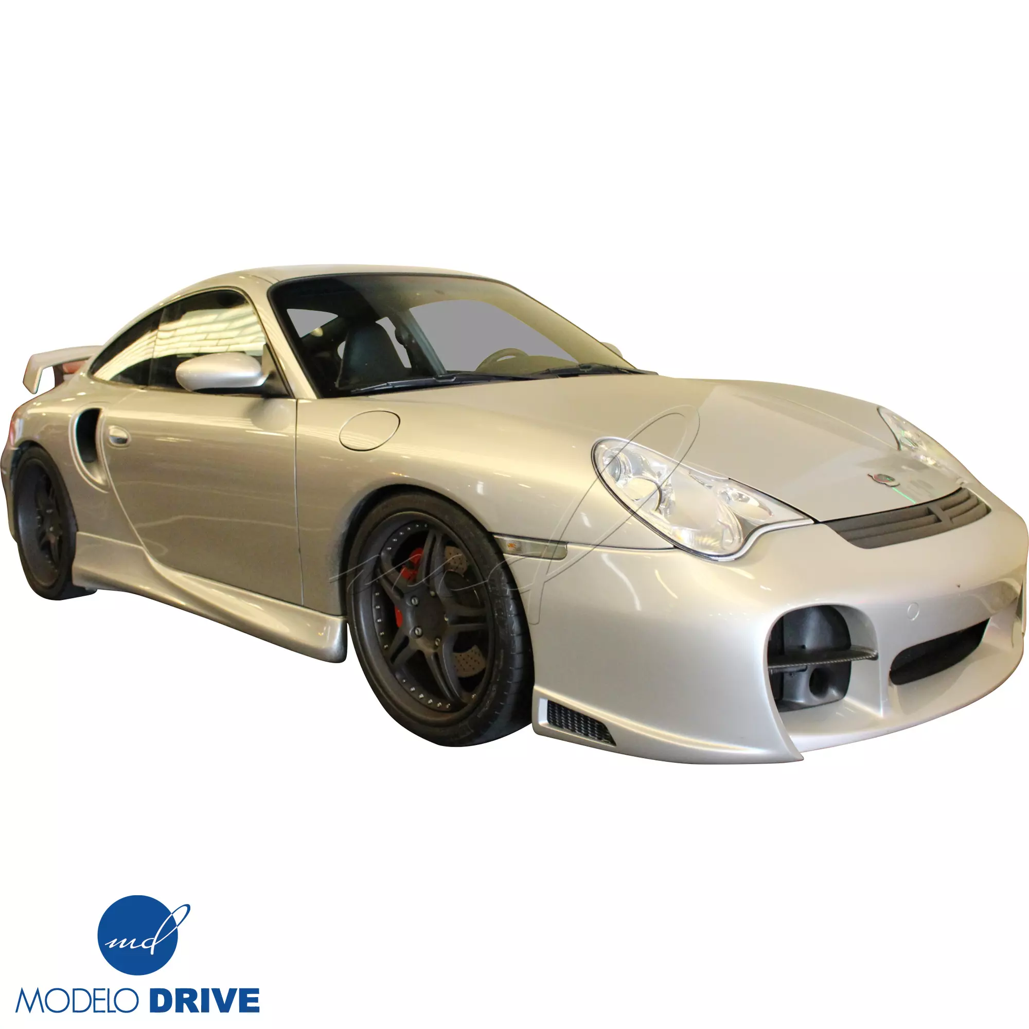ModeloDrive Carbon Fiber TART GT Front Bumper w Lip Grille > Porsche 911 (996) 2002-2004 - Image 2