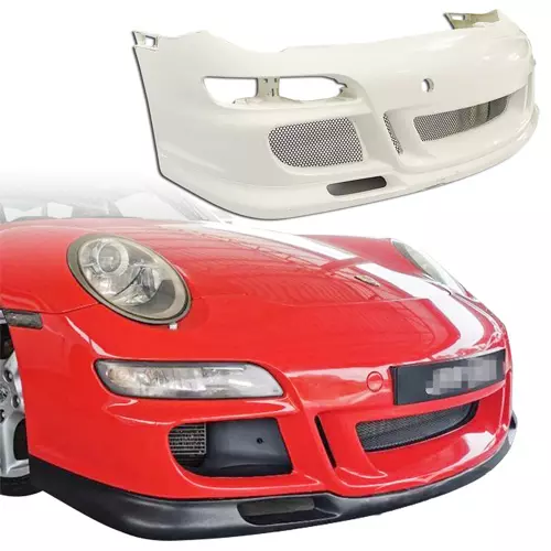 ModeloDrive FRP GT3 Early Front Bumper 1pc > Porsche 911 (997) 2005-2012 - Image 1