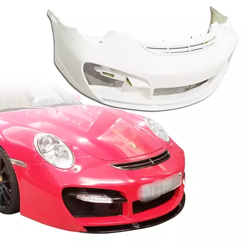 ModeloDrive FRP TART Turbo Wide Front Bumper > Porsche 911 (997) 2005-2012 - Image 1