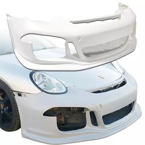 ModeloDrive FRP GT3-Look Front Bumper > Porsche Boxster 987 2005-2008 - Image 1