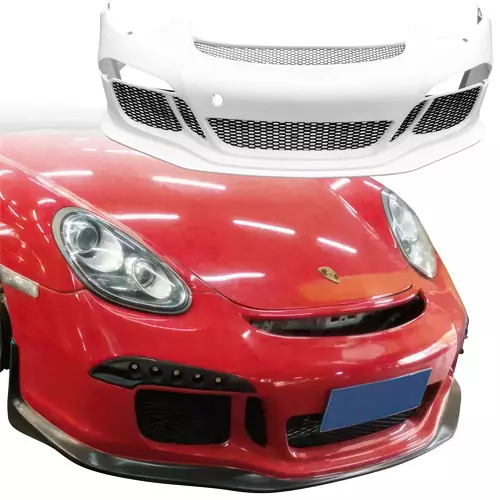 ModeloDrive FRP GT3-Z Front Bumper > Porsche Cayman (987) 2009-2012 - Image 1