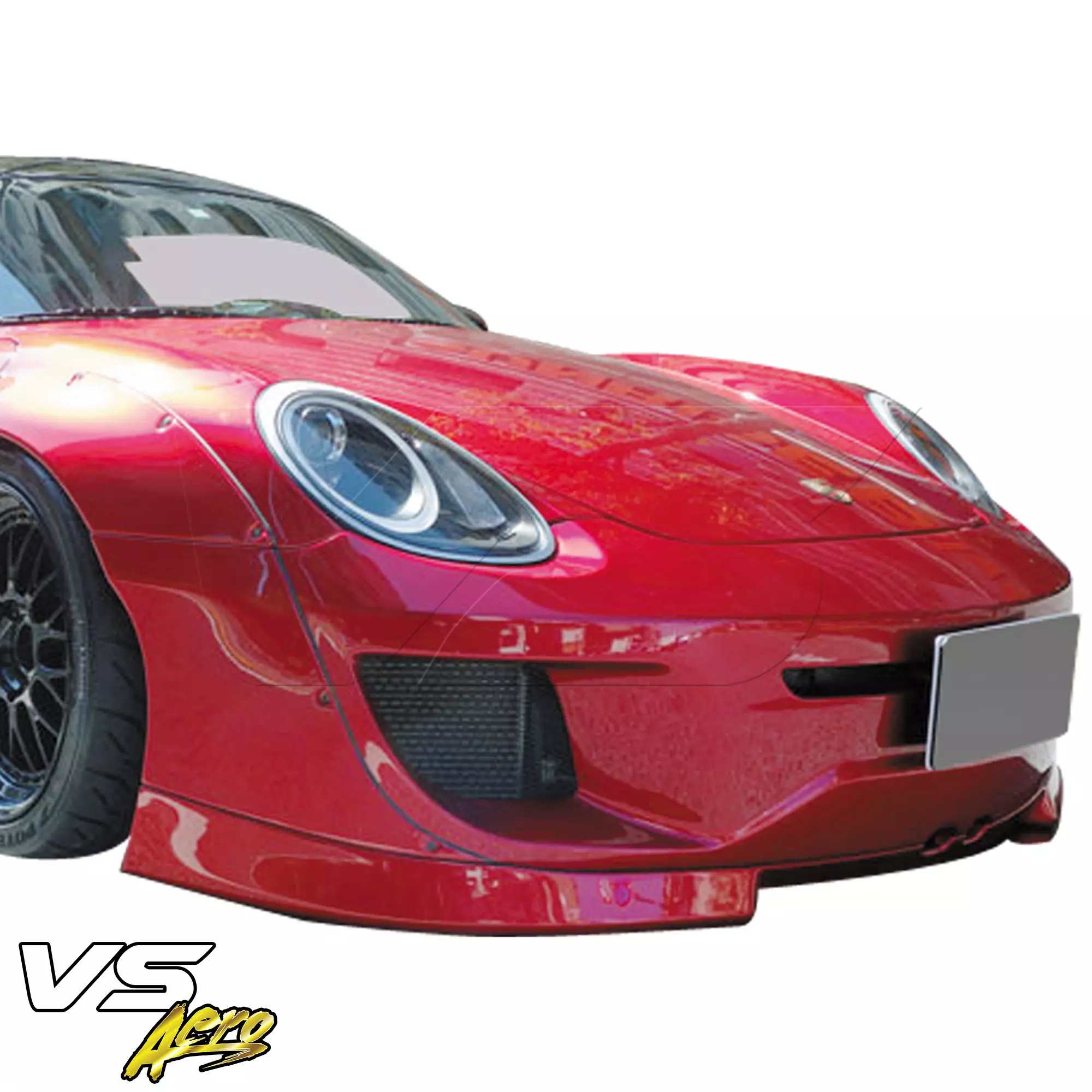 VSaero FRP TKYO v1 Wide Body Front Lip > Porsche Cayman 987 2006-2008 - Image 5