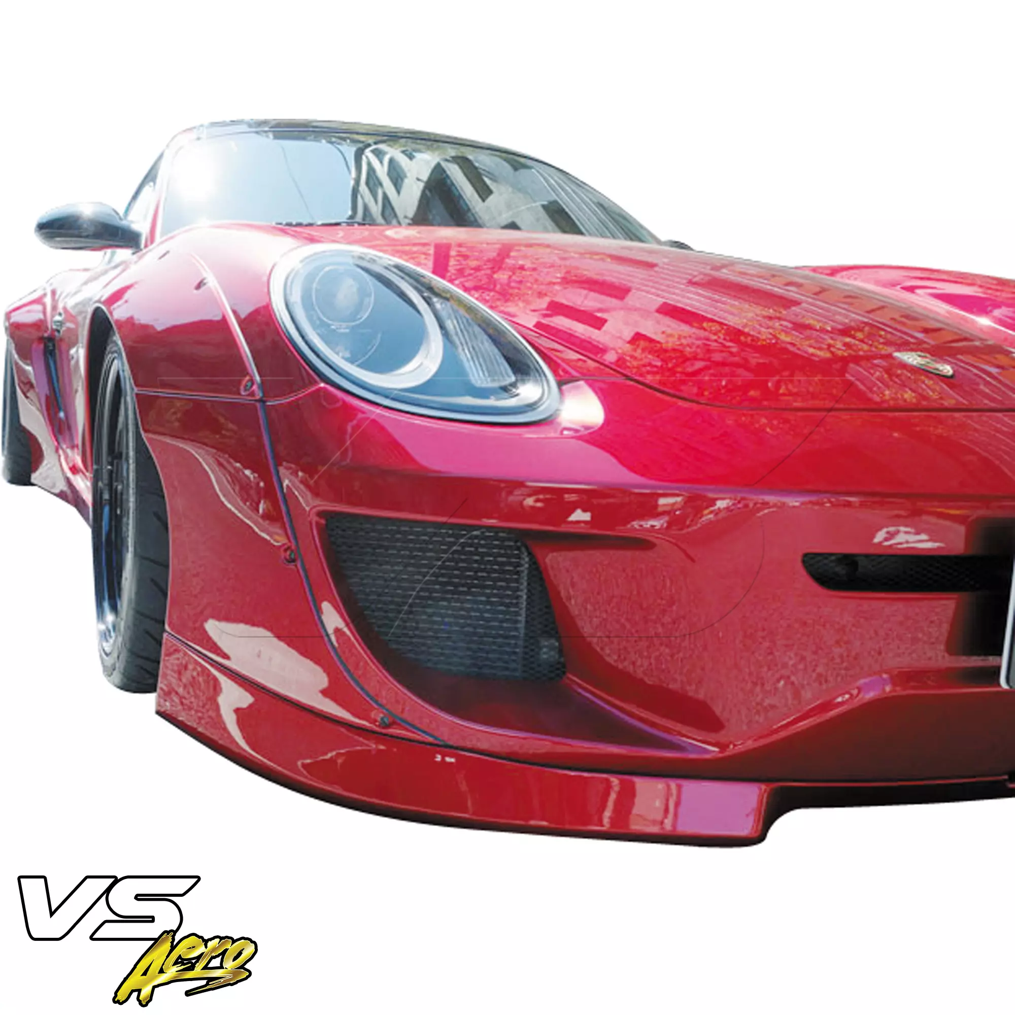 VSaero FRP TKYO v1 Wide Body Front Lip > Porsche Cayman 987 2006-2008 - Image 7