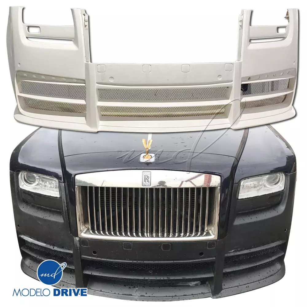 ModeloDrive FRP VIP Body Kit w Wing > Rolls-Royce Ghost 2010-2014 - Image 14