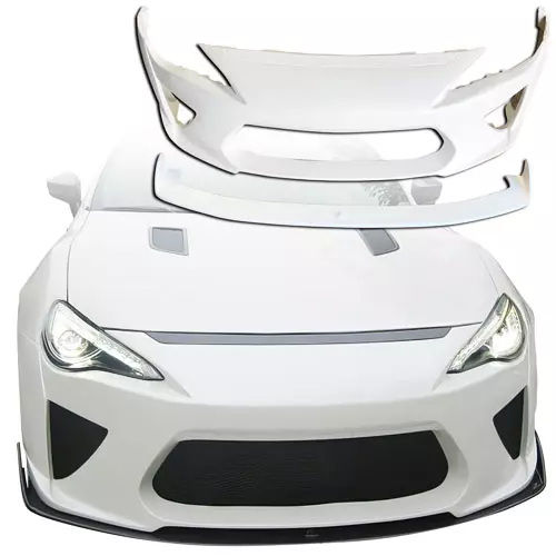 ModeloDrive FRP DMD Front Bumper w Lip Combo > Scion FR-S ZN6 2013-2018 - Image 1