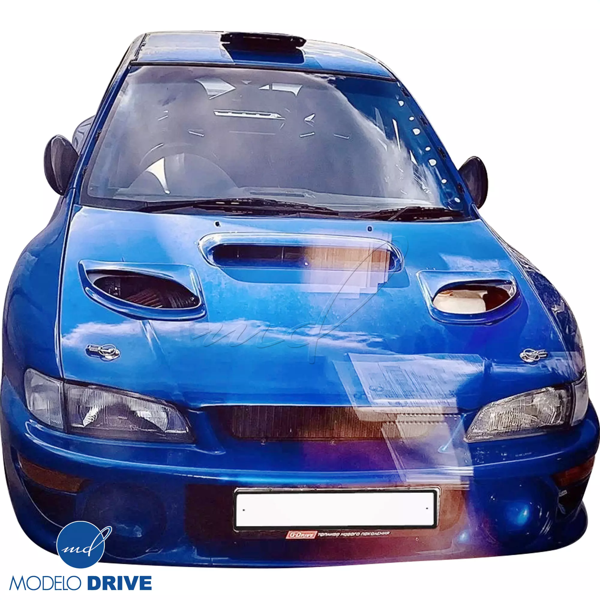 ModeloDrive FRP LS WRC 00 Front Bumper w Caps 3pc > Subaru Impreza (GC8) 1993-2001 > 2/4dr - Image 10