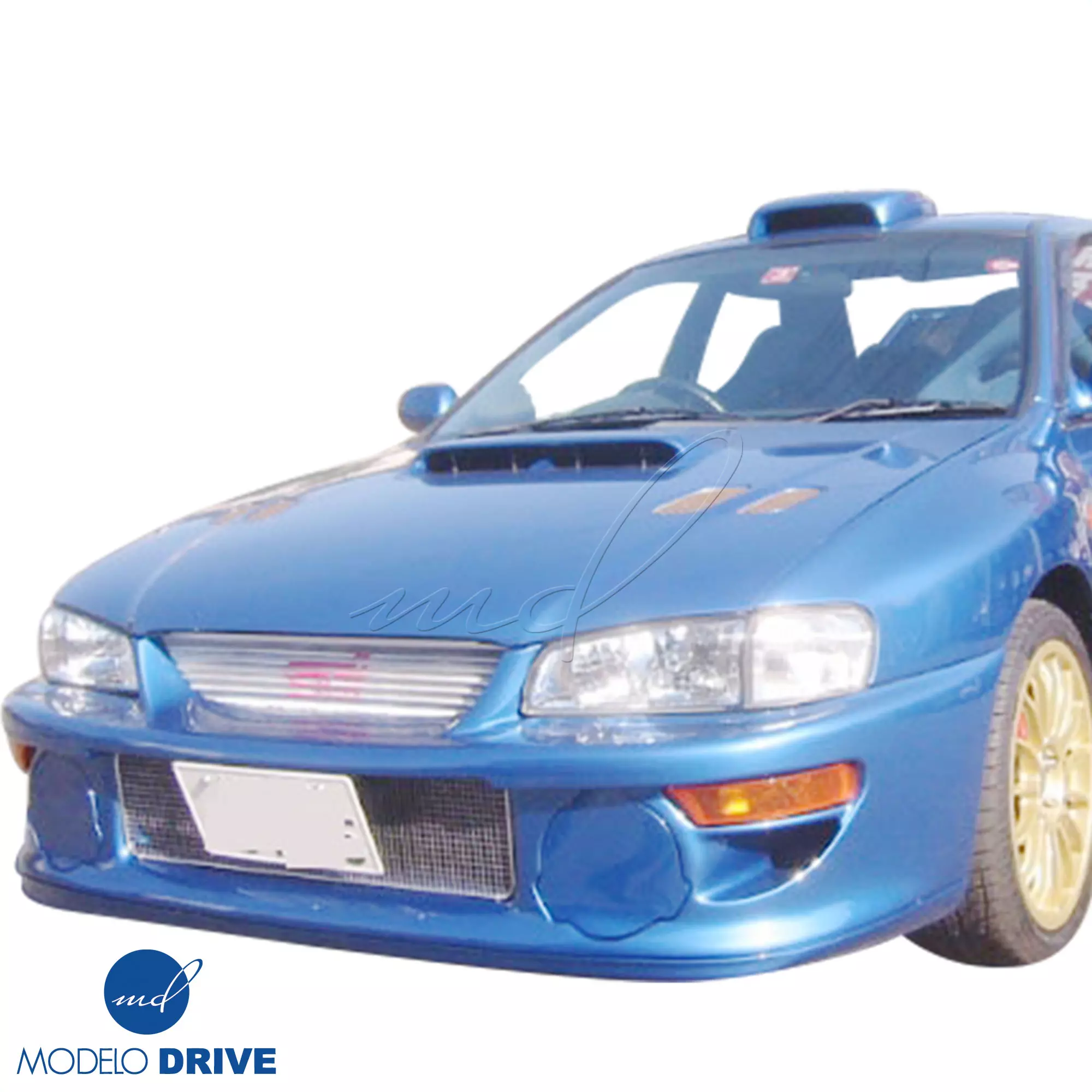 ModeloDrive FRP LS WRC 00 Front Bumper w Caps 3pc > Subaru Impreza (GC8) 1993-2001 > 2/4dr - Image 11