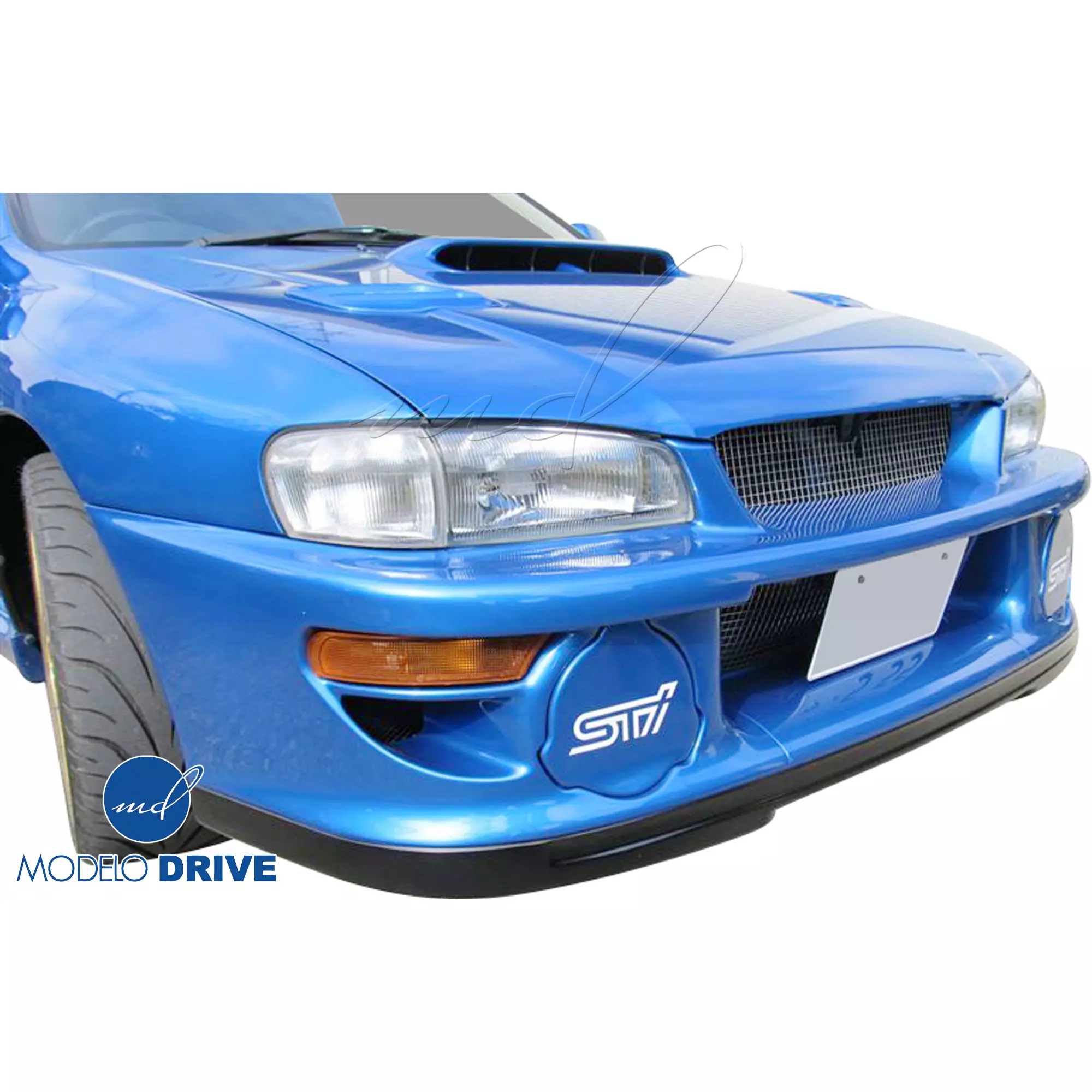 ModeloDrive FRP LS WRC 00 Front Bumper w Caps 3pc > Subaru Impreza (GC8) 1993-2001 > 2/4dr - Image 17