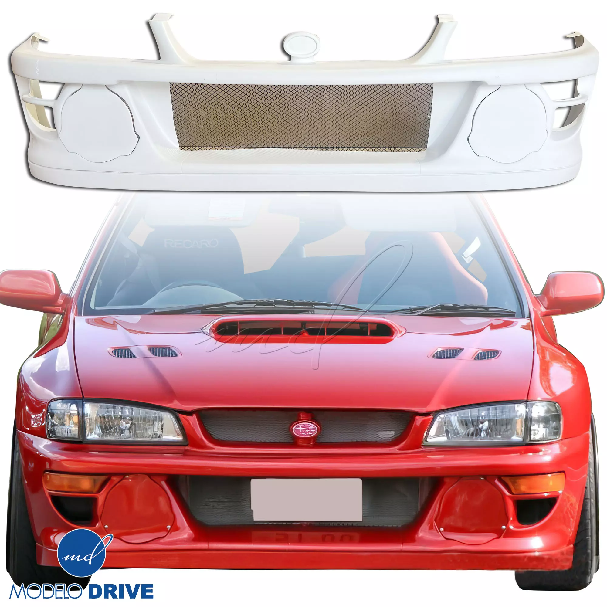 ModeloDrive FRP LS WRC 98 Wide Body Kit 11pc > Subaru Impreza (GC8) 1993-2001 > 2dr Coupe - Image 13