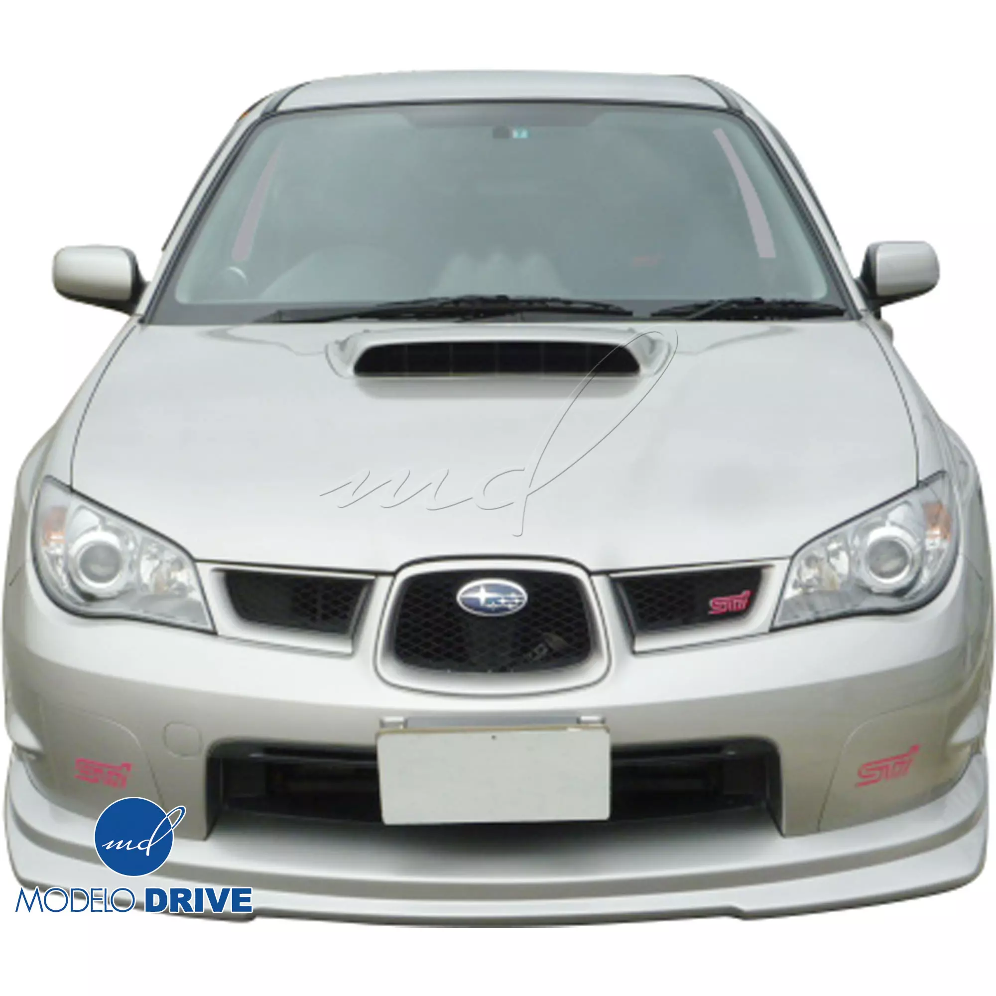 ModeloDrive FRP VAR Front Valance Add-on > Subaru WRX 2006-2007 > 4dr Sedan - Image 3