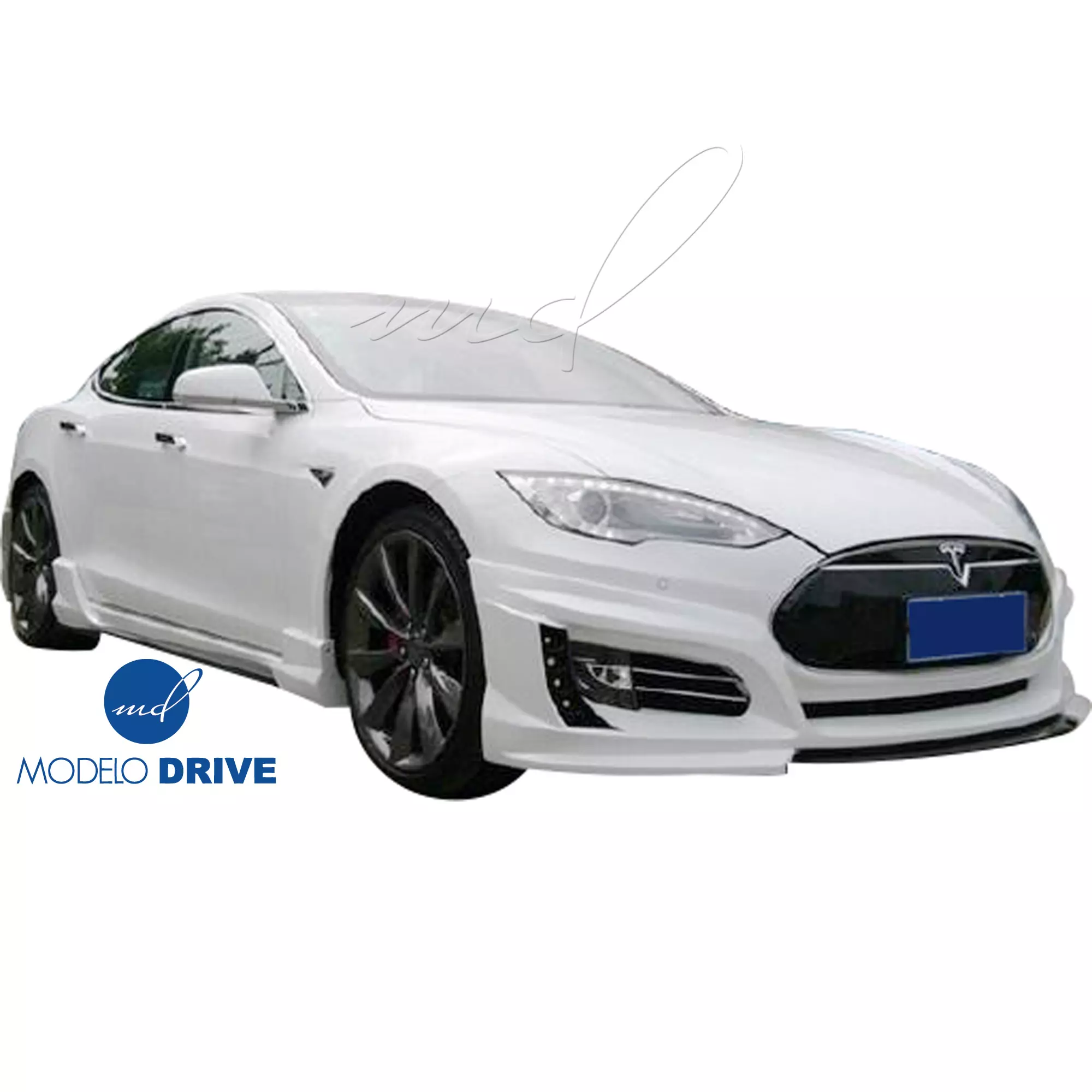 ModeloDrive FRP KKR Front Lip Valance > Tesla Model S 2012-2015 - Image 3