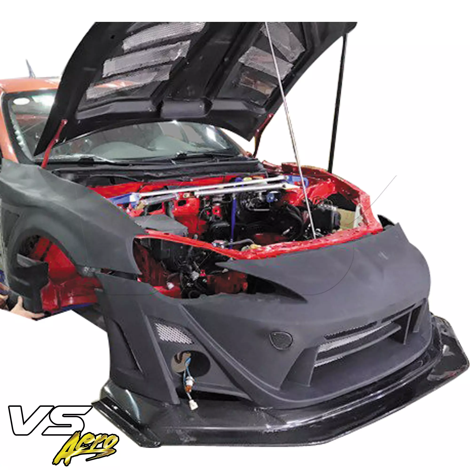 VSaero FRP VAR Wide Body Front Bumper > Toyota 86 2017-2020 - Image 9