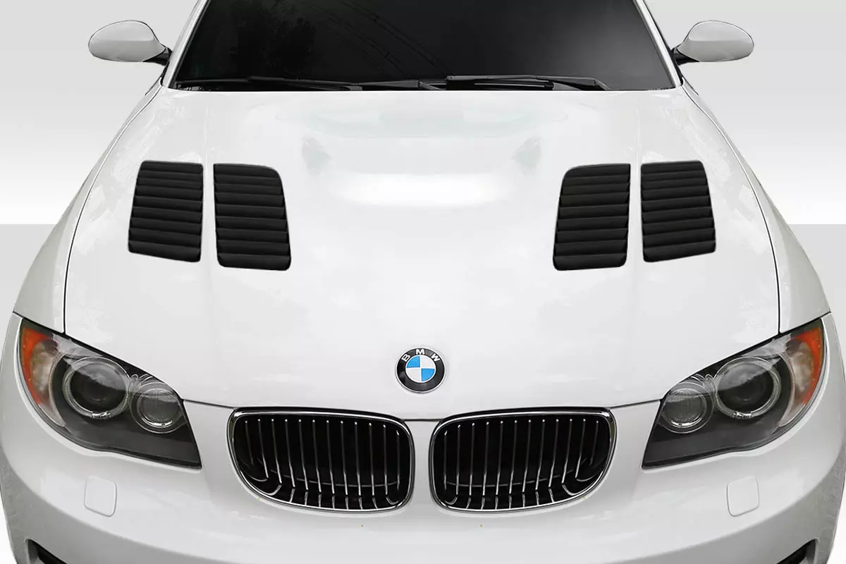 2008-2013 BMW 1 Series M Coupe E82 E88 Duraflex GTR Hood 1 Piece - Image 1