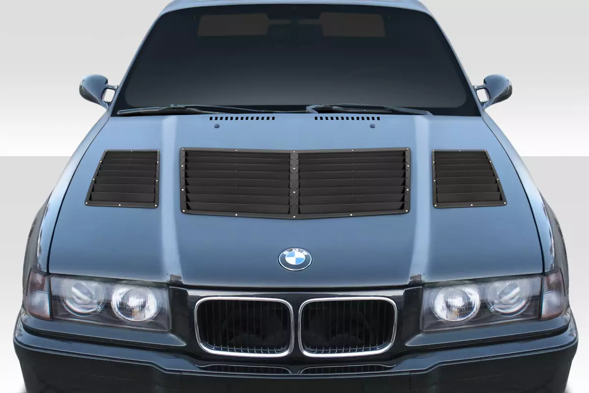 1992-1998 BMW M3 E36 2DR Convertible Duraflex GT1 Hood Vents 3 Piece - Image 1