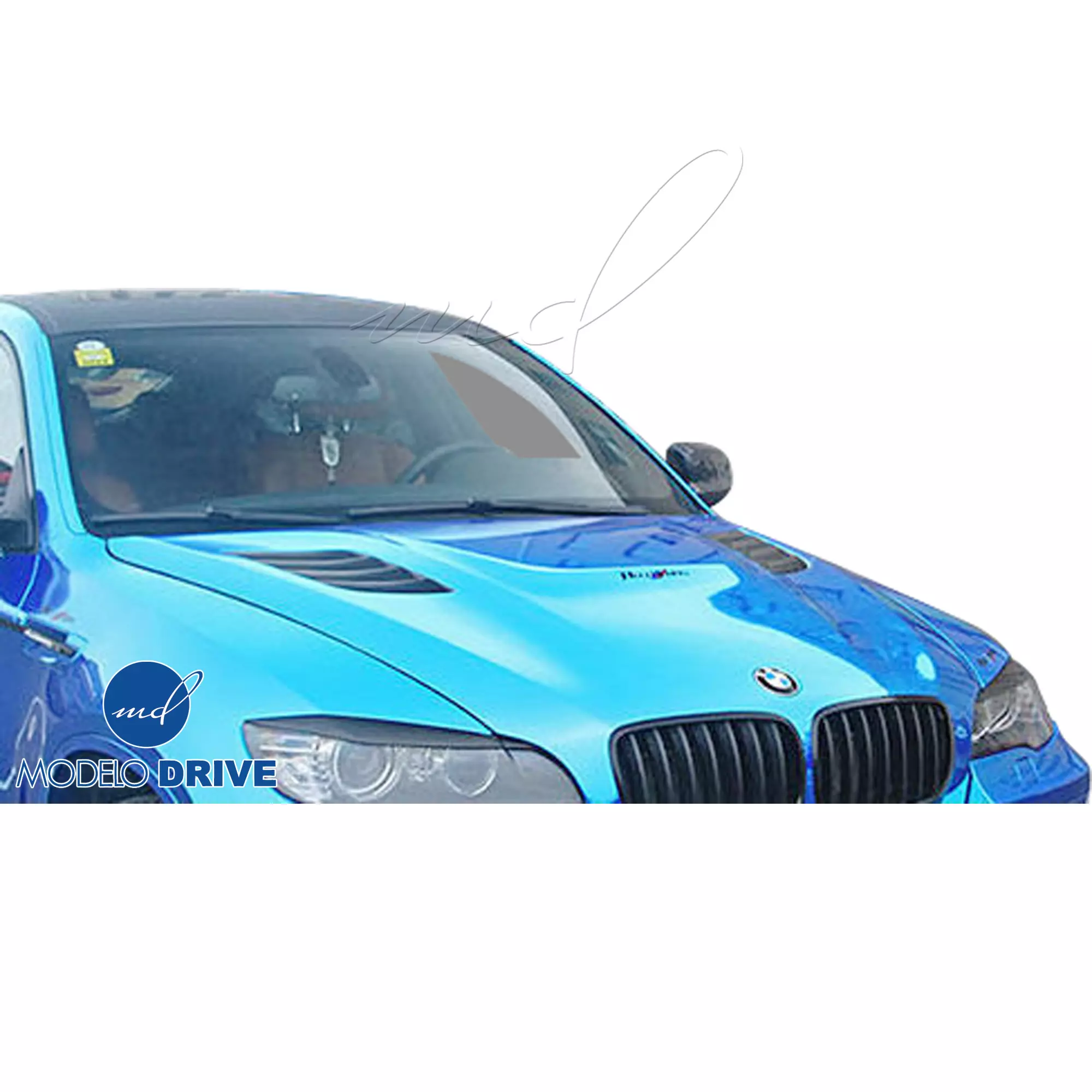 ModeloDrive FRP VORT Hood > BMW X6 E71 2008-2014 - Image 5