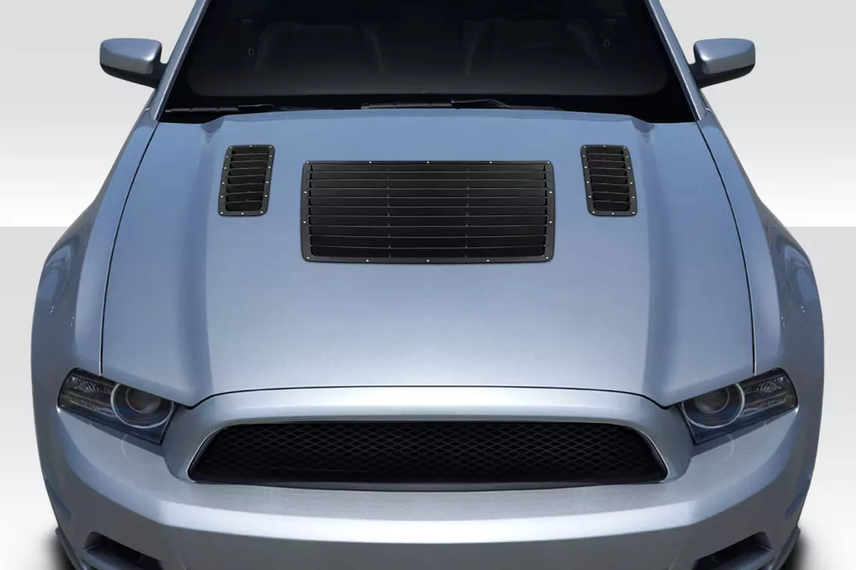 2013-2014 Ford Mustang Duraflex GT1 Hood Vents 3 Piece - Image 1