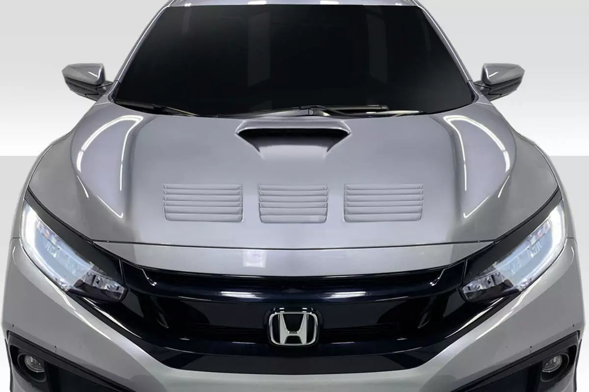 2017-2021 Honda Civic TypeR Duraflex EVS Hood 1 Piece - Image 1