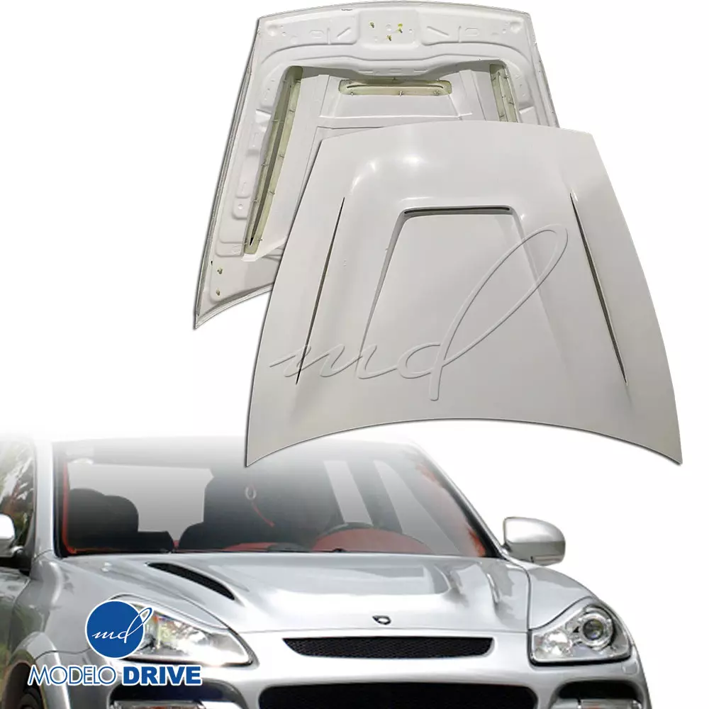 ModeloDrive FRP GEMB GT Hood > Porsche Cayenne (955 957) 2003-2010 - Image 3