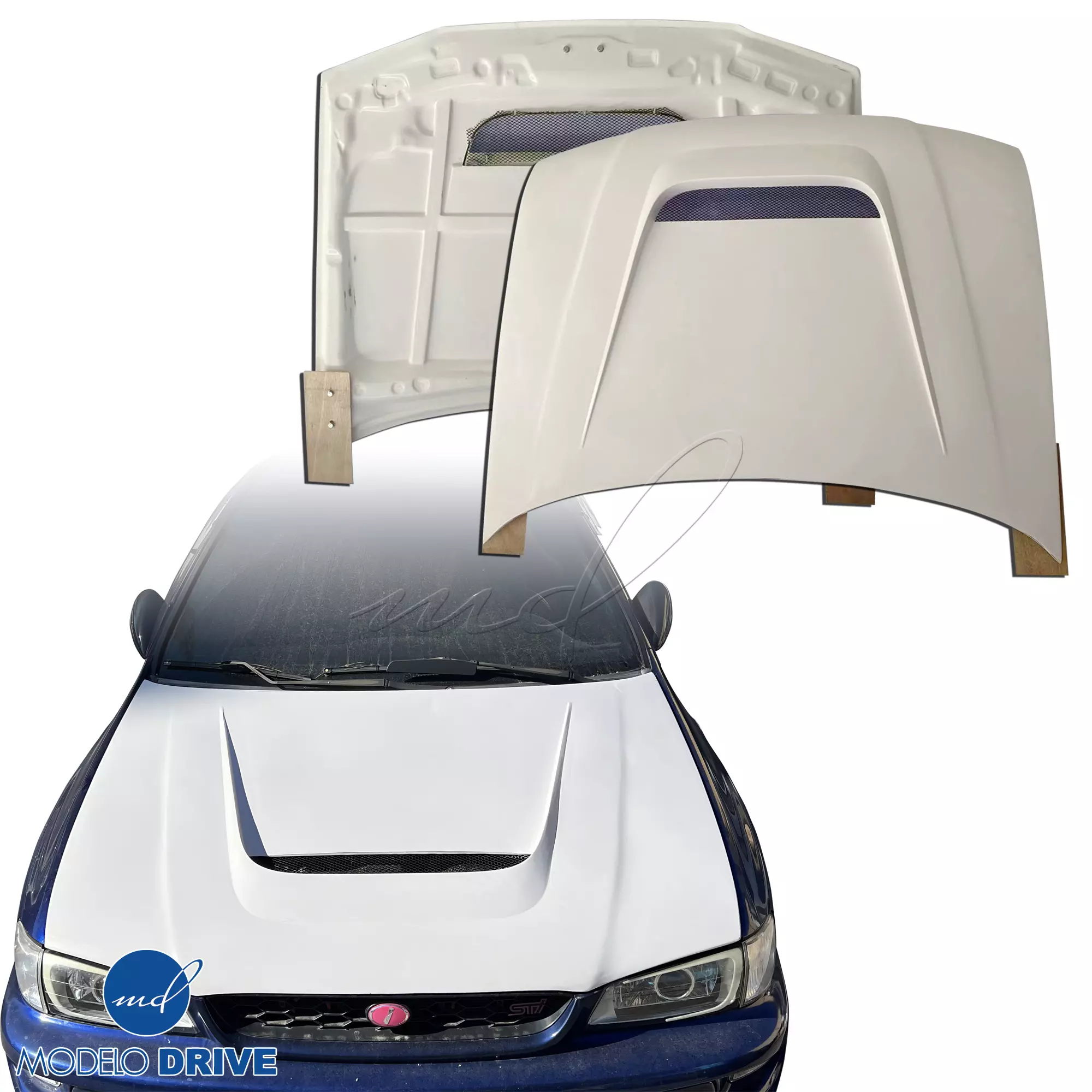 ModeloDrive FRP GKAT Hood > Subaru Impreza (GC8) 1993-2001 > 2/4/5dr - Image 7