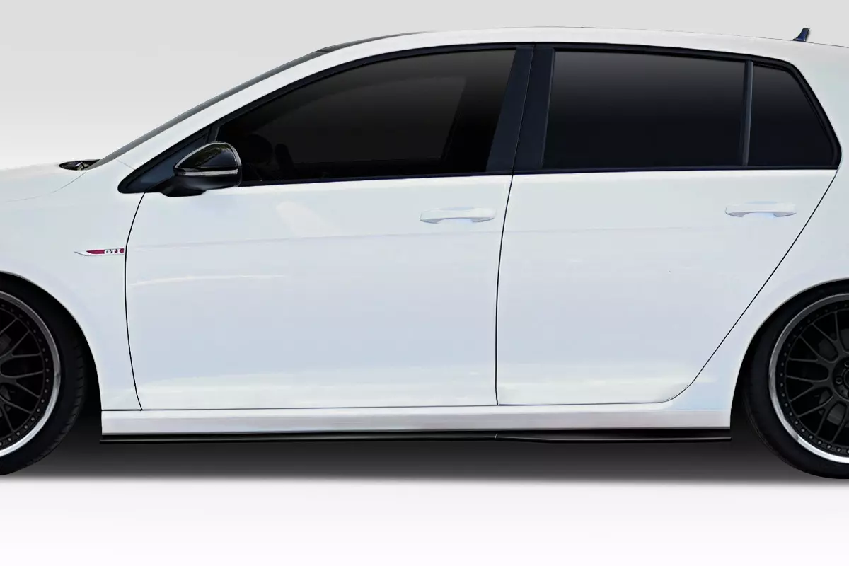 2015-2021 Volkswagen Golf GTI Duraflex RZ Side Skirt Splitters 2 Piece - Image 1