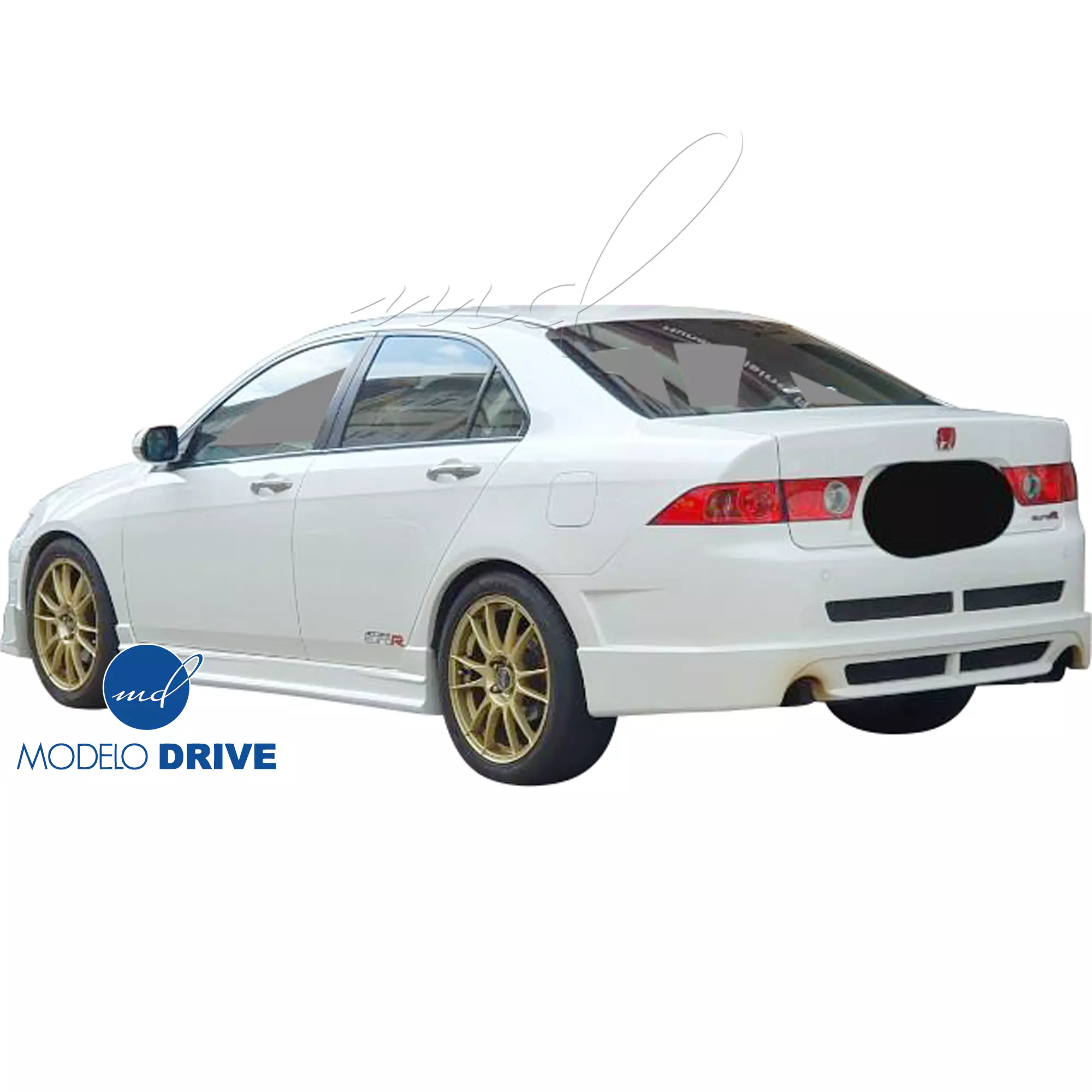 ModeloDrive FRP BC2 Rear Bumper > Acura TSX CL9 2004-2008 - Image 2