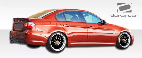 2006-2011 BMW 3 Series E90 4DR Duraflex M-Tech Rear Bumper Cover (single exhaust) 1 Piece - Image 4