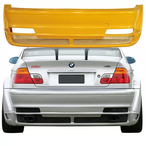 ModeloDrive FRP LDES Wide Body Rear Bumper > BMW 3-Series E46 1999-2005 > 2dr - Image 1