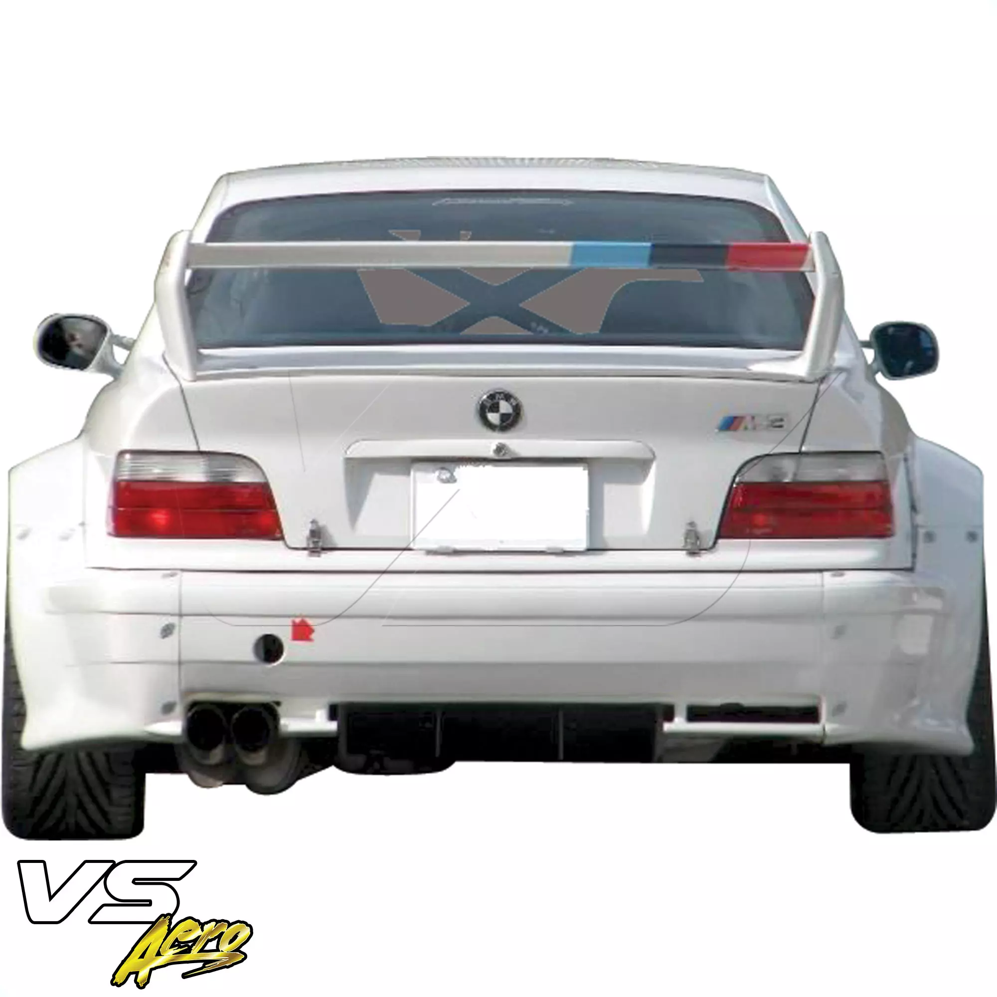 VSaero FRP RIEG DTM Wide Body Rear Bumper > BMW 3-Series 325i 328i E36 1992-1998 > 2dr Coupe - Image 3