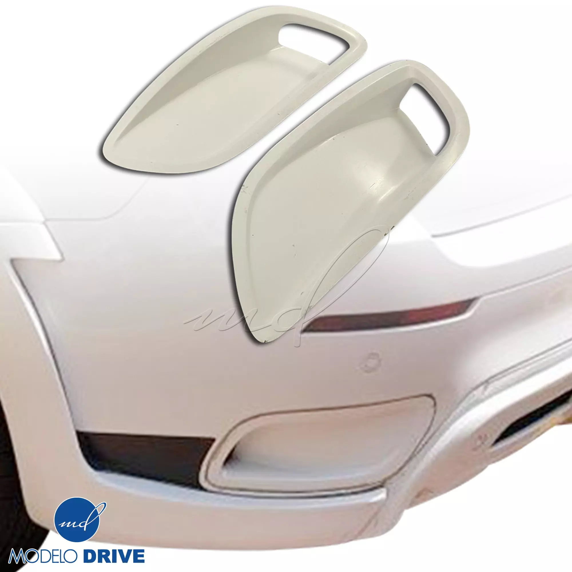 ModeloDrive FRP HAMA Rear Duct Hole Liners > BMW X6 E71 M 2008-2014 - Image 3