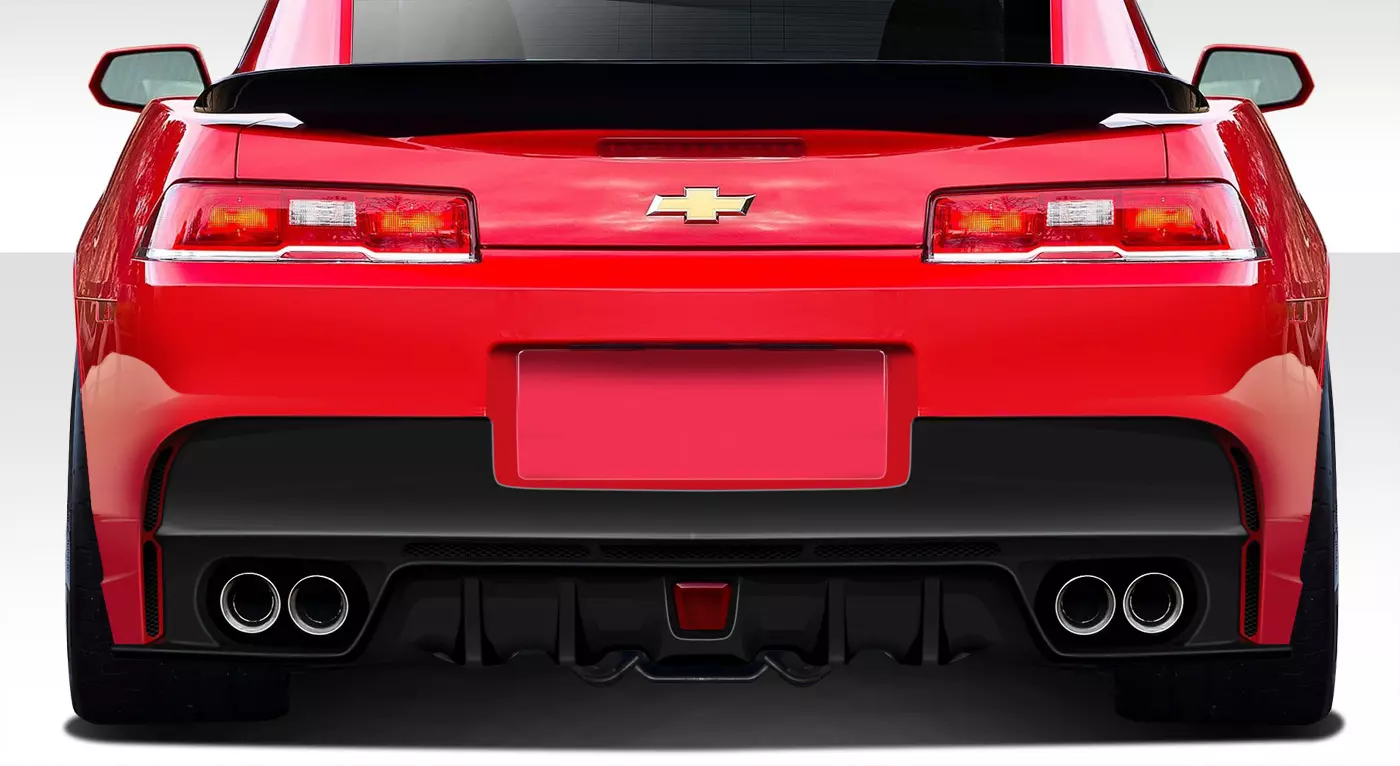 2014-2015 Chevrolet Camaro Duraflex GT Concept Rear Bumper Cover 1 Piece - Image 1