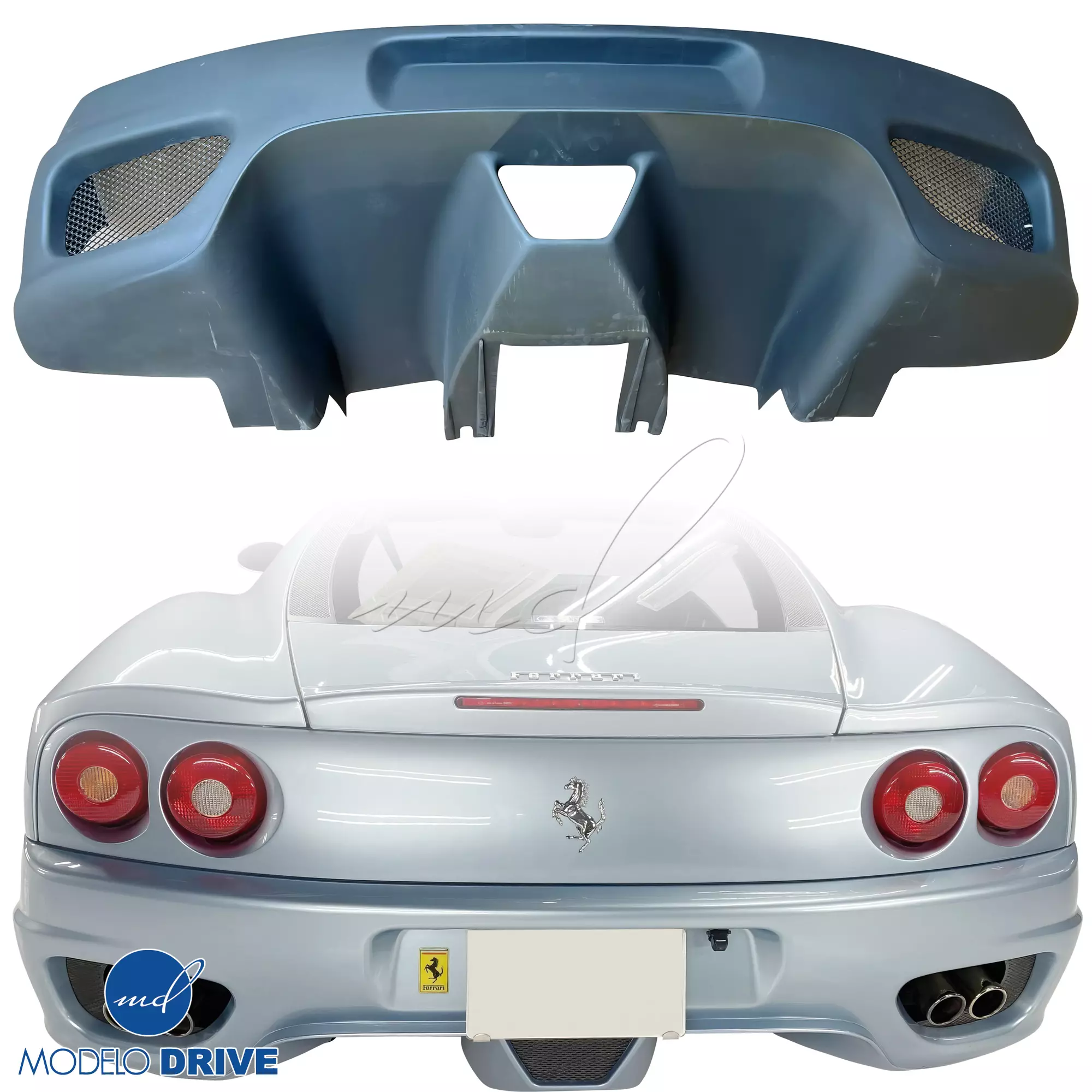 ModeloDrive FRP Challenge Rear Bumper > Ferrari 360 2000-2004 - Image 4