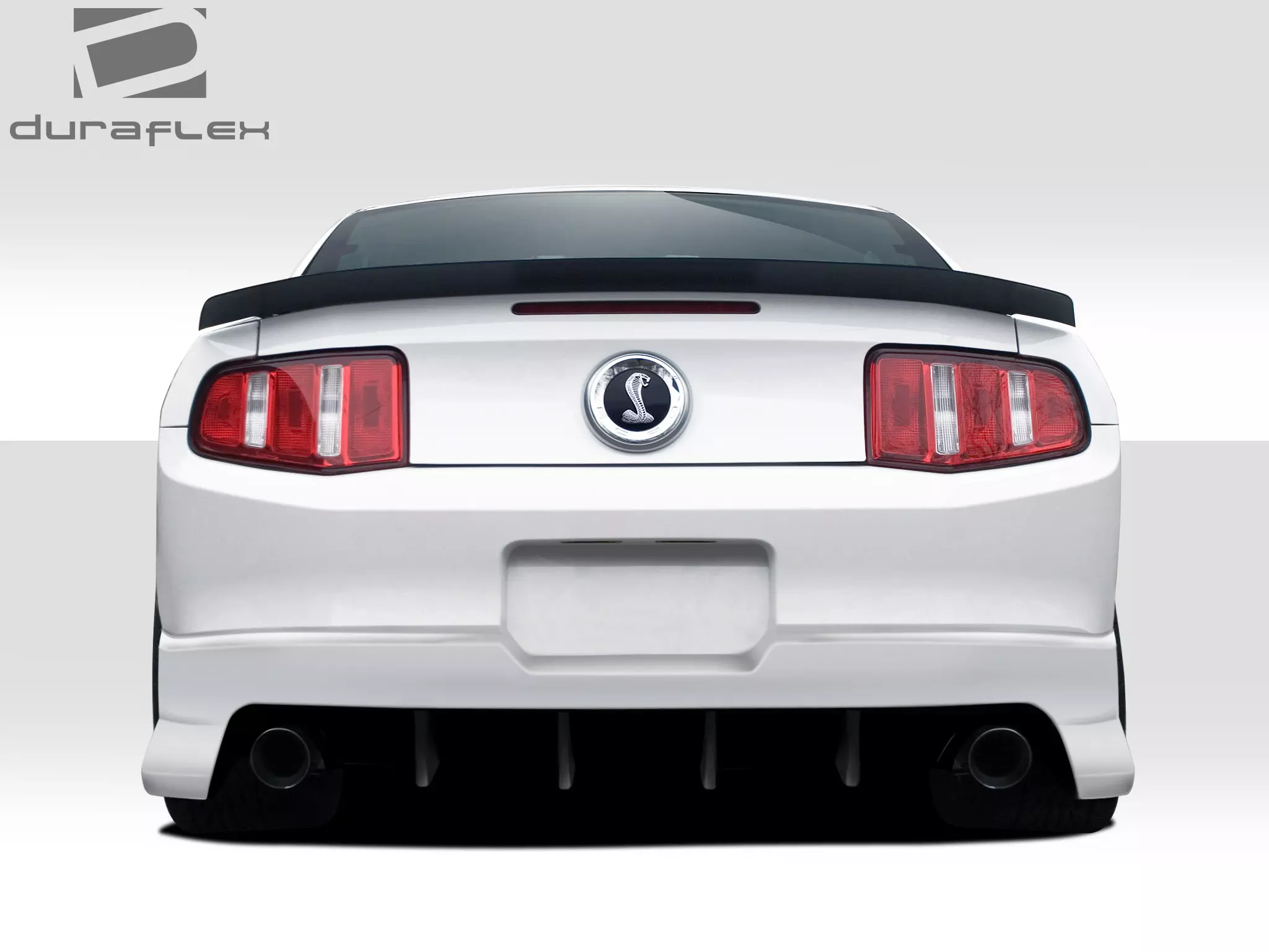2010-2012 Ford Mustang Duraflex Circuit Rear Bumper Cover 1 Piece - Image 2