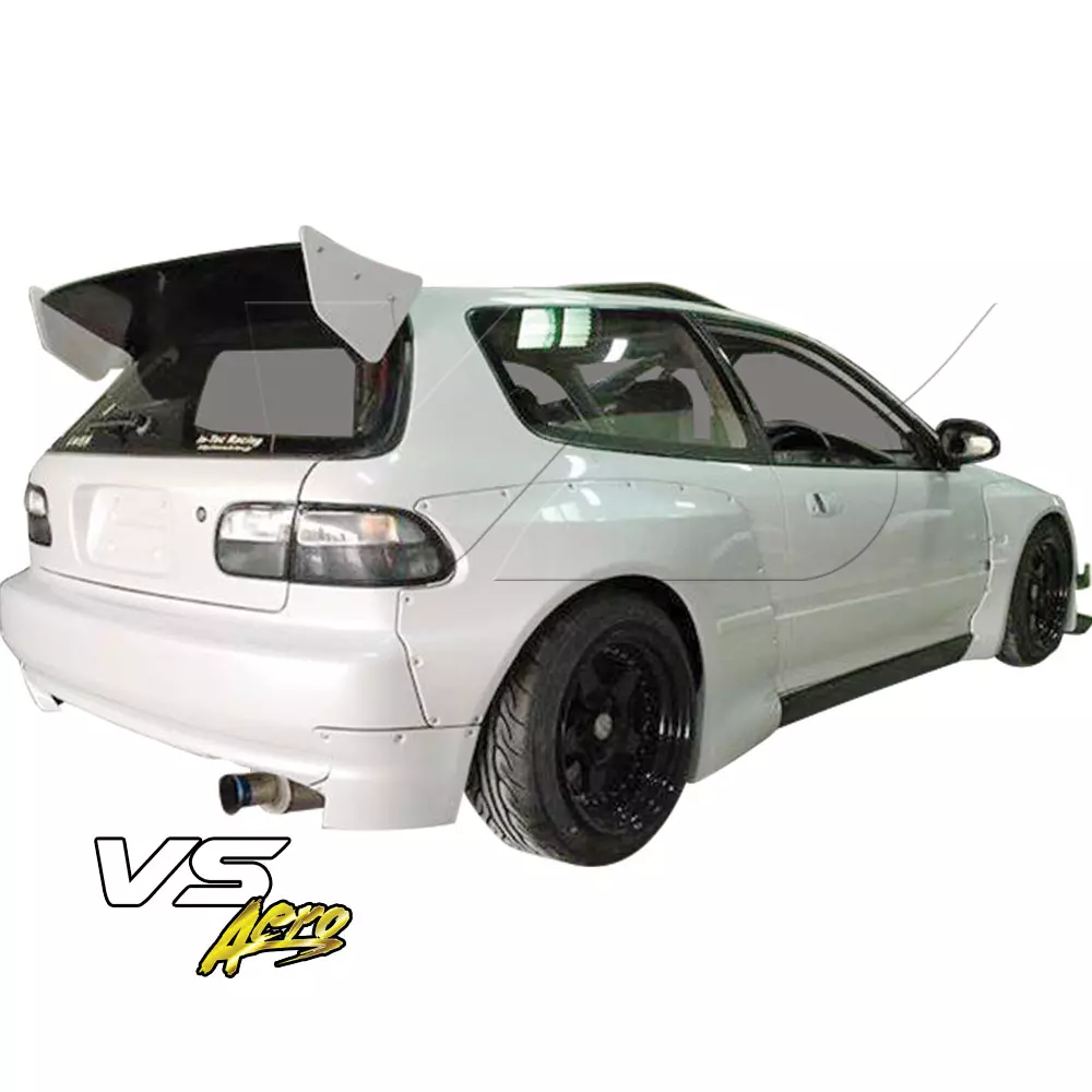 VSaero FRP TKYO Wide Body Rear Bumper Add-ons > Honda Civic EG 1992-1995 > 3dr Hatchback - Image 4