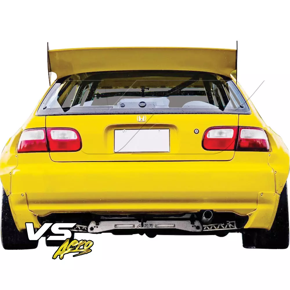 VSaero FRP TKYO Wide Body Rear Bumper Add-ons > Honda Civic EG 1992-1995 > 3dr Hatchback - Image 6