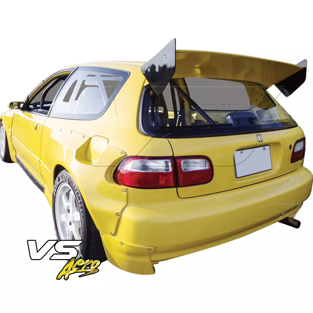 VSaero FRP TKYO Wide Body Rear Bumper Add-ons > Honda Civic EG 1992-1995 > 3dr Hatchback - Image 8