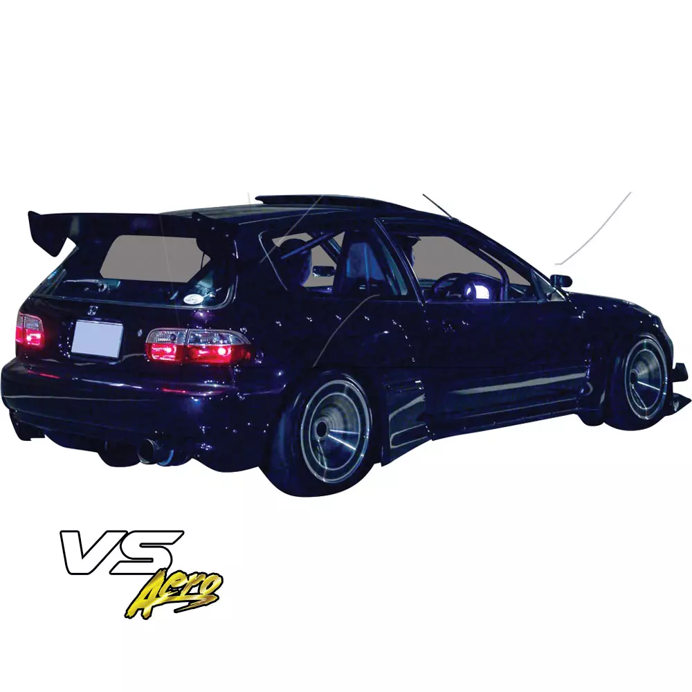 VSaero FRP TKYO Wide Body Rear Bumper Add-ons > Honda Civic EG 1992-1995 > 3dr Hatchback - Image 29