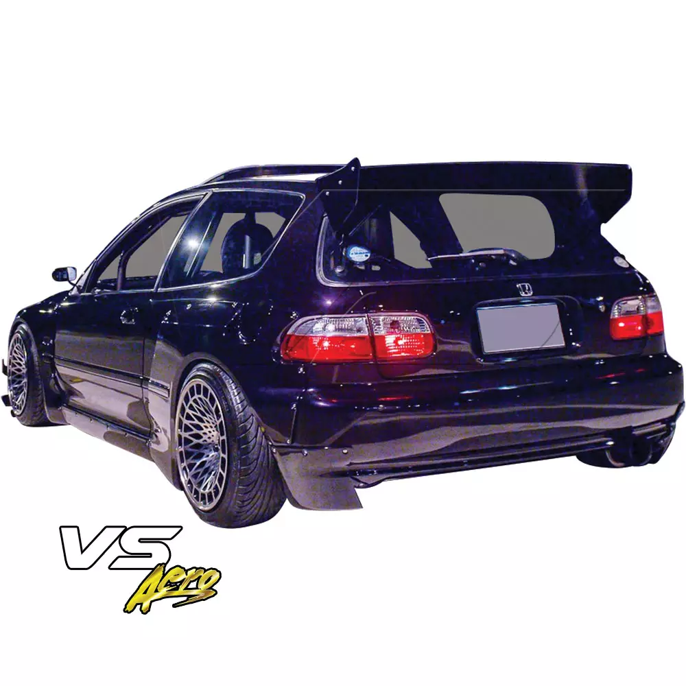VSaero FRP TKYO Wide Body Rear Bumper Add-ons > Honda Civic EG 1992-1995 > 3dr Hatchback - Image 31