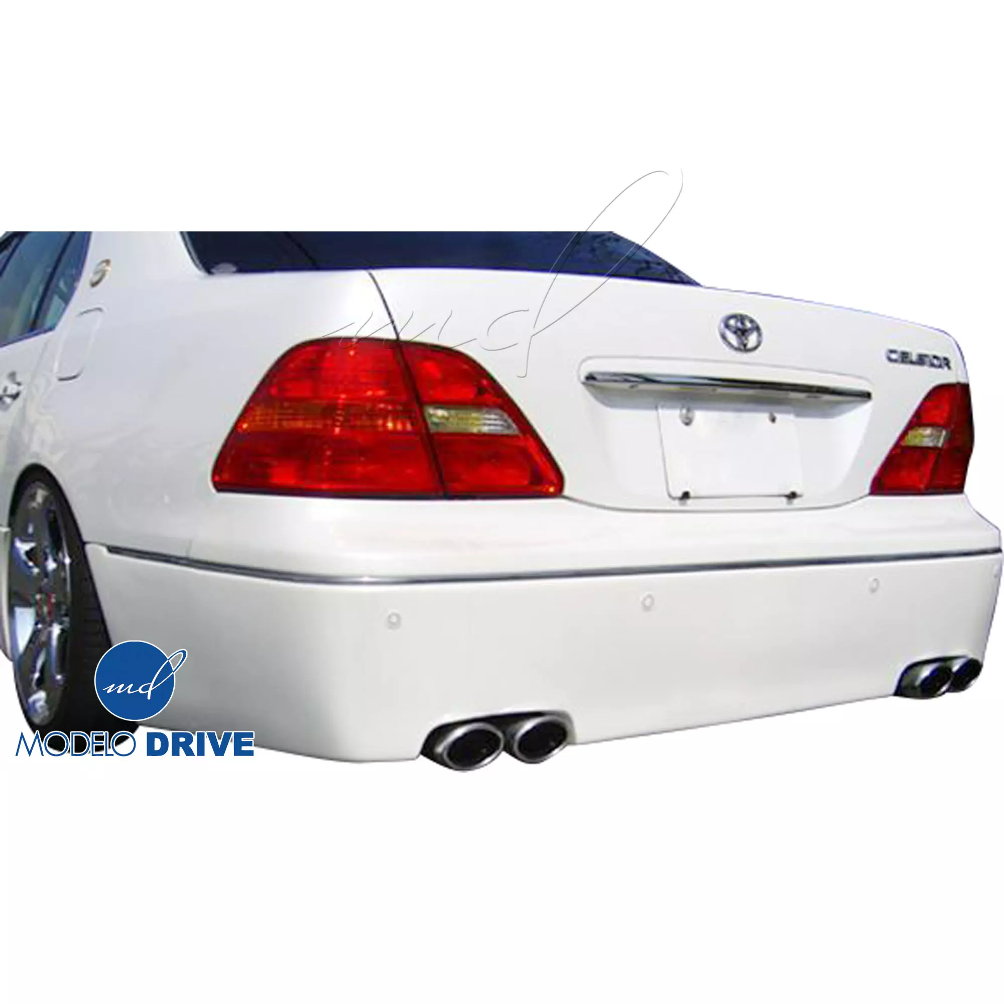 ModeloDrive FRP VIP Rear Bumper > Lexus LS Series LS430 UCF30 2001-2003 - Image 2