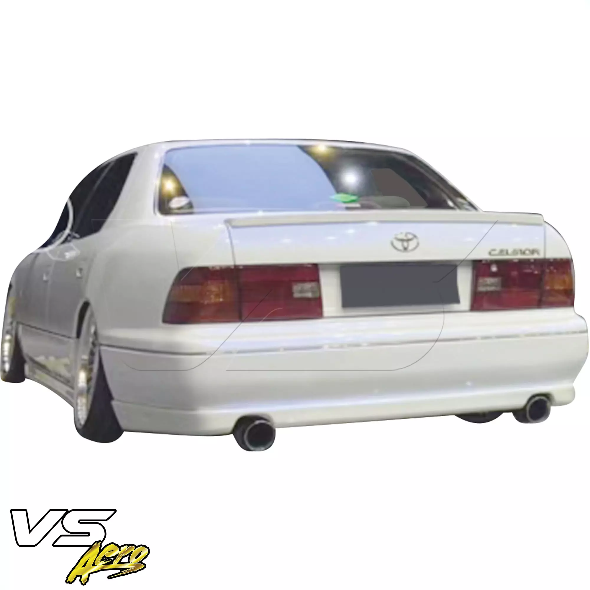 VSaero FRP FKON Rear Lip Valance > Lexus LS Series LS400 UCF21 1998-2000 - Image 2