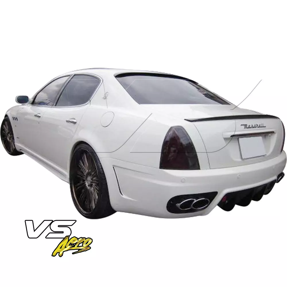 VSaero FRP WAL Body Kit 5pc /w Wing > Maserati Quattroporte 2009-2012 - Image 9