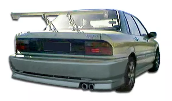 1989-1993 Mitsubishi Galant Duraflex Cyber Rear Bumper Cover 1 Piece (S) - Image 1