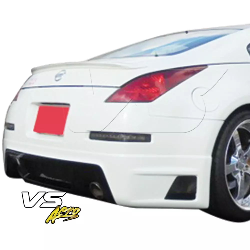 VSaero FRP WSPO Rear Lip Valance > Nissan 350Z Z33 2003-2008 - Image 8