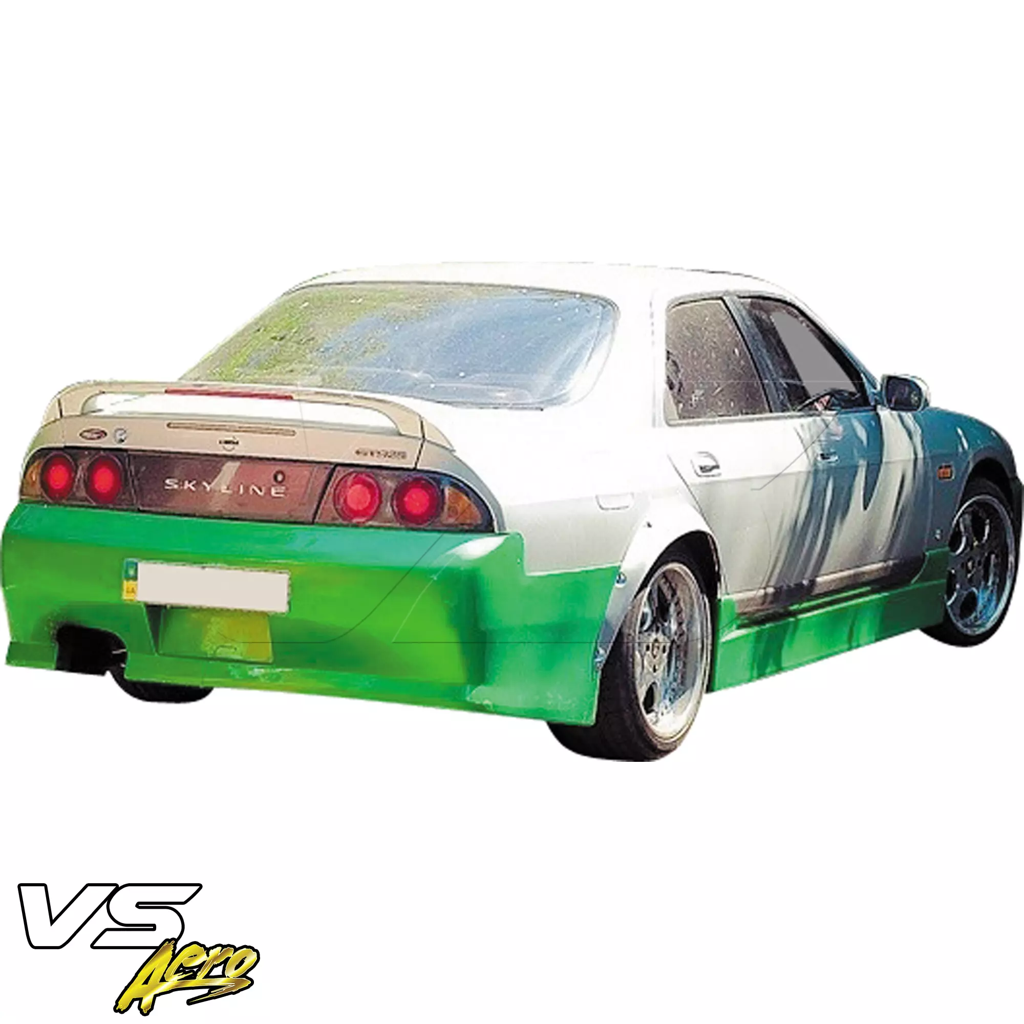 VSaero FRP FKON Rear Bumper > Nissan Skyline R33 GTS 1995-1998 > 4dr Sedan - Image 19
