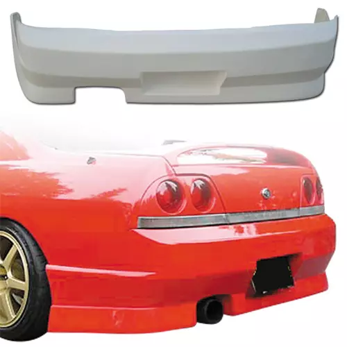 VSaero FRP FKON Rear Bumper > Nissan Skyline R33 GTS 1995-1998 > 2dr Coupe - Image 1