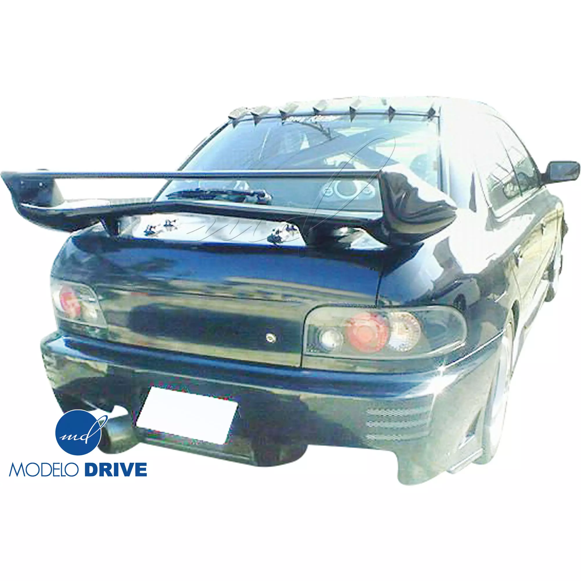 ModeloDrive FRP ZSPO Rear Bumper > Subaru Impreza (GC8) 1993-2001 > 4dr Sedan - Image 3