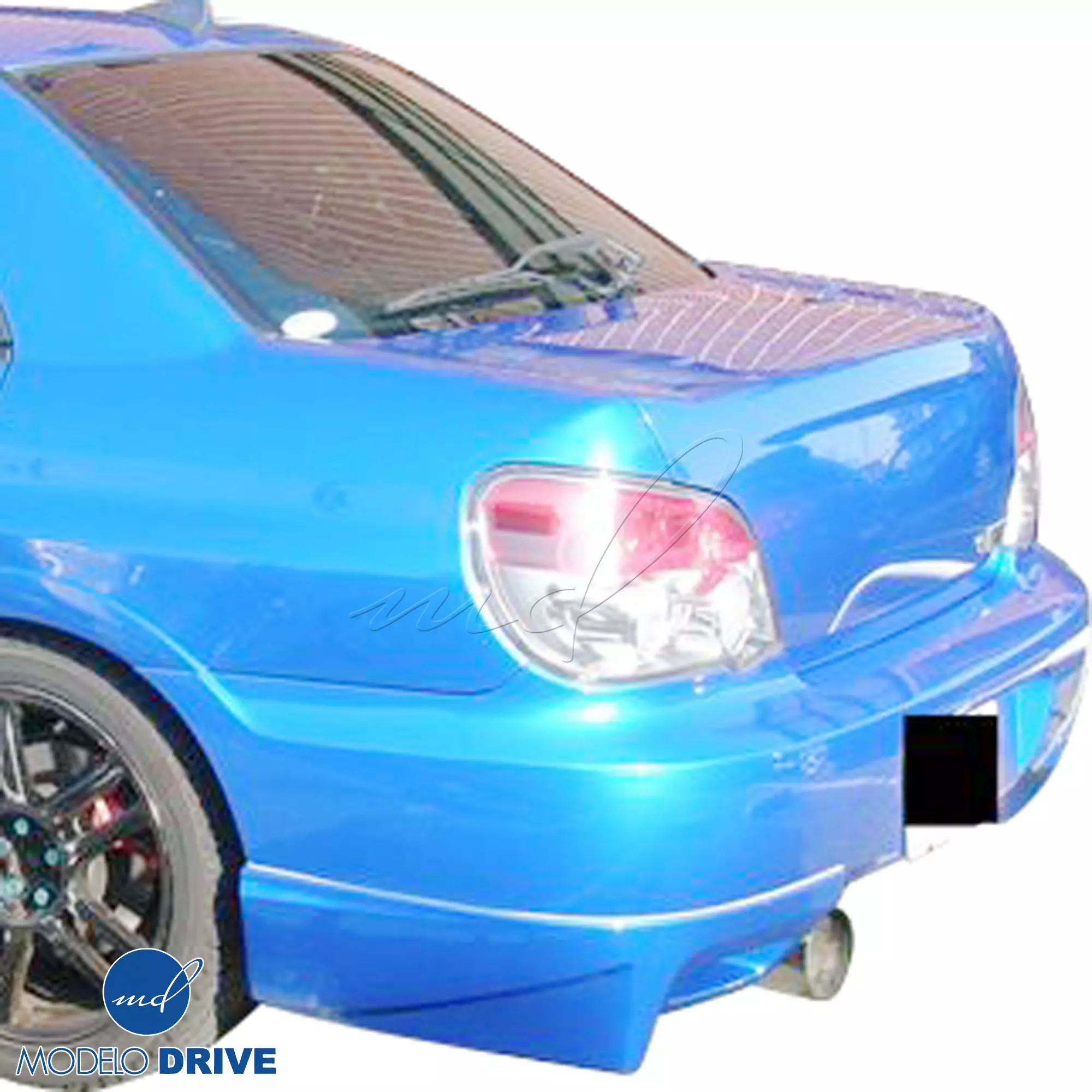 ModeloDrive FRP ING Rear Add-on Valances 2pc > Subaru WRX 2004-2007 > 4dr Sedan - Image 2